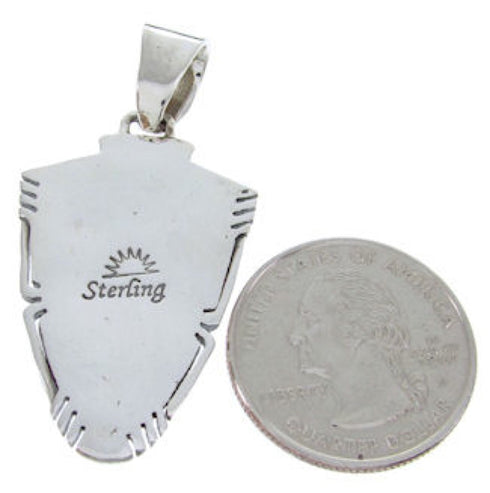 Multicolor Turquoise Sterling Silver Jewelry Slide Pendant AW70013